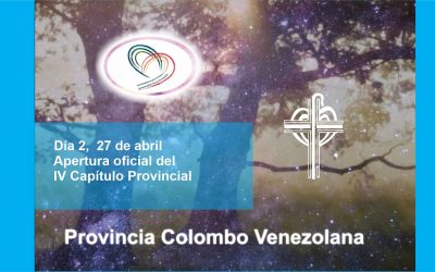 Apertura oficial del IV Capítulo Provincial – 27 de abril, día 2.