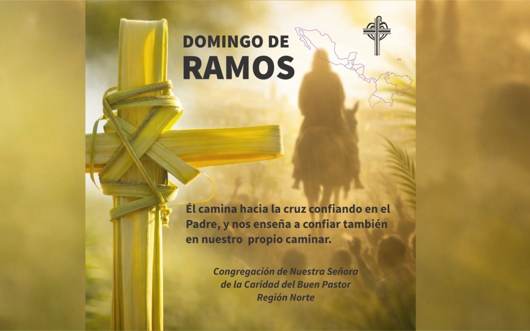 El Domingo de Ramos nos muestra a Jesús entrando en Jerusalén con humildad…
